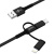 Кабель Pero USB A - USB Type-C - micro USB - Lightning 1 м (4603768350729)