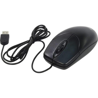 Мышь компьютерная Genius NetScroll 120 V2, 1000 DPI, кабель 1.5 м, черный